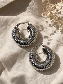 Orecchini donna in acciaio inox