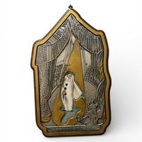 Quadro in argento tecnica bassorilievo