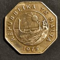 moneta Isola di Malta del 1975