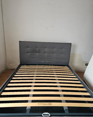 letto matr contenitore e rete ortopedica