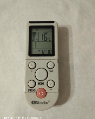 Telecomando climatizzatore Shinelco originale 