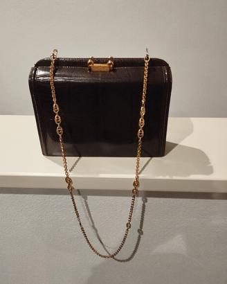 borsa elegante in lucertola.