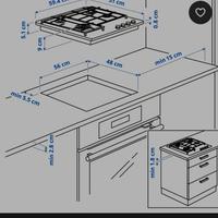 piano cottura ikea nero