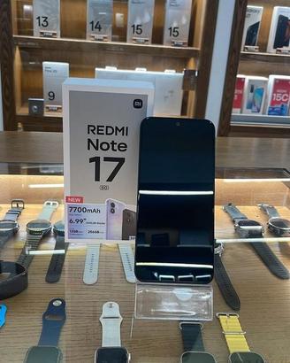Xiaomi Redmi Note 17 5G Black 256 GB - NUOVO