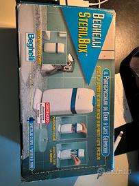 portaspazzolino da denti a luce germicida