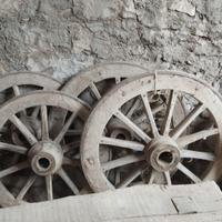 Ruote carro più banco lavoro con morsa