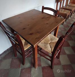 tavoli e sedie da osteria/trattoria 80x80