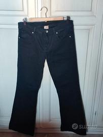 Dixie pantalone nero a zampa tg M/42