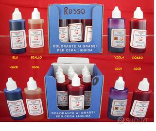 Coloranti ai grassi per Cera Liquida
