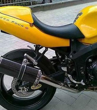 Short Carbon Roadsitalia Triumph Baby Speed 600