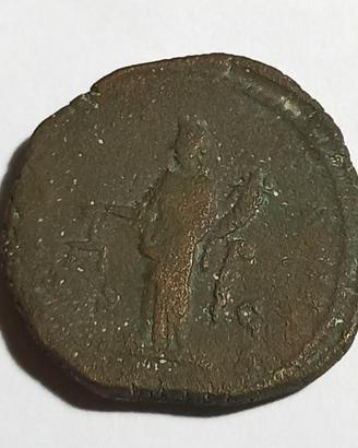 Moneta Sesterzio Romano in bronzo, età 193  d.c.