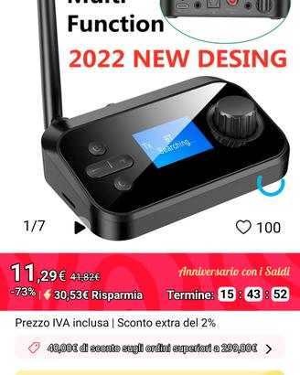 trasmettitore per cuffie wireless ,