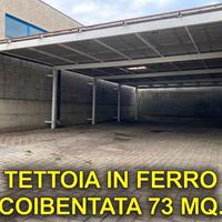 TETTOIA IN FERRO CON Tetto Coibentato da smontare