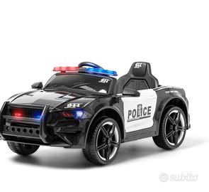 MACCHINA DELLA POLIZIA elettrica 12v per Bambini