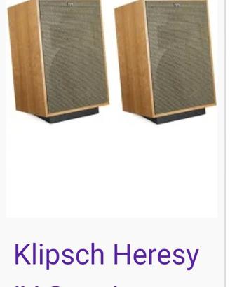 Klipsch Heresy IV Walnut,