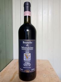 Bottiglia brunello montalcino Verbena anno 2000