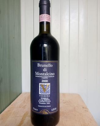 Bottiglia brunello montalcino Verbena anno 2000