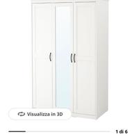 Armadio 3 Ante Ikea con specchio
