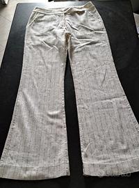 Pantalone a zampa a righe Zoonne