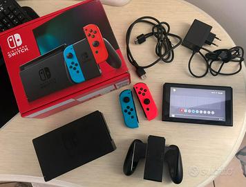 Nintendo Switch Console Blu/Rosso