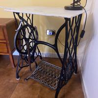 Tavola decorativo macchina da cucire singer