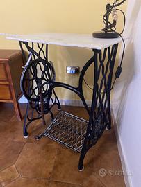 Tavola decorativo macchina da cucire singer