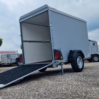 Carrello rimorchio auto furgonato pat B