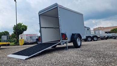 Carrello rimorchio auto furgonato pat B
