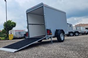 Carrello rimorchio auto furgonato pat B