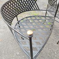 Sedie in ferro battuto 