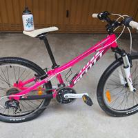 Bici Scott contessa ragazza da 24 rosa e bianca 