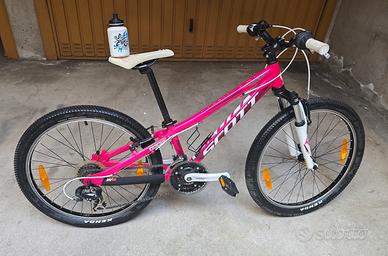 Bici Scott contessa ragazza da 24 rosa e bianca 