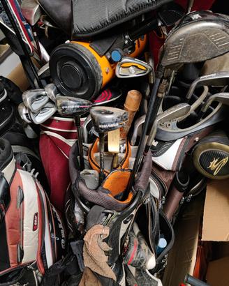 14 mazze da golf  sacca callaway scarpe palline