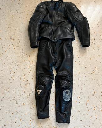 Tuta in pelle Dainese divisibile