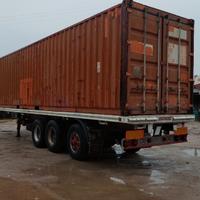 Semirimorchio VIBERTI 10 gomme + Container 40' Box