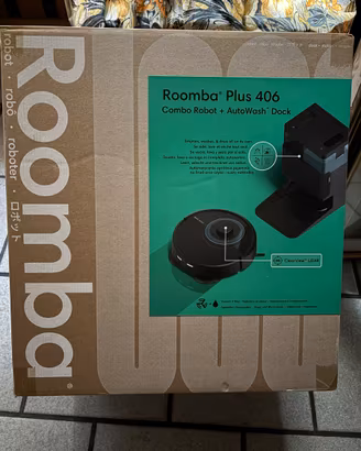 robot aspirapolvere Roomba plus 406
