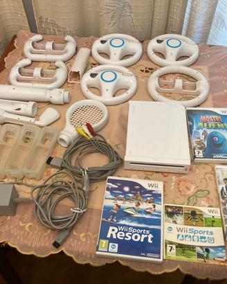 Wii Nintendo console con accessori
