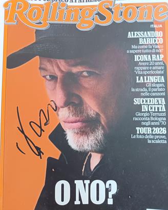 autografo Vasco rolling stones