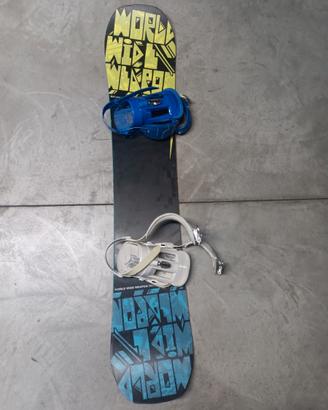 Tavola da snowboard K2 completa di attacchi