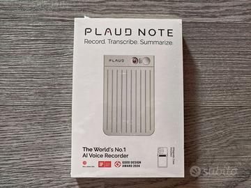 PLAUD NOTE Registratore Vocale AI pari al nuovo