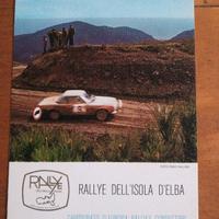 Cartolina pubblicitaria Rallye dell'Isola D'Elba 