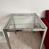 Tavolo IKEA GLIVARP allungabile vetro e acciaio