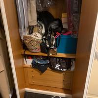 armadio a sei ante classico laccato chiaro