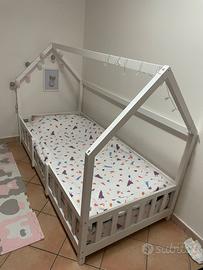 Letto per cameretta per bambini montessori