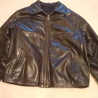 Giacca vera pelle combipel donna nero