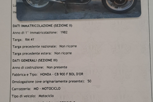 CB 900 Fc - VFR 750 F