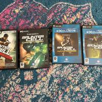 Lotto 4 giochi pc Splinter Cell
