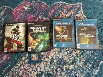 Lotto 4 giochi pc Splinter Cell