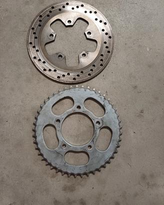 Corona + disco freno post SV 650 2002
