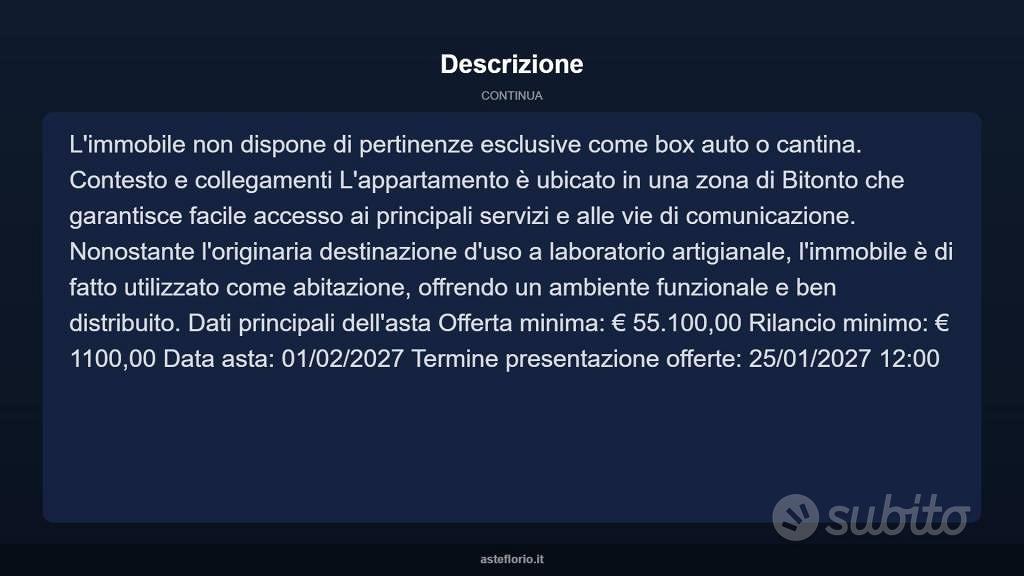 Appartamento – Bitonto, Zona Artigianale di Bitonto - Vista 4